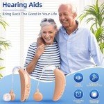 Wireless Rechargeable Hearing Aids with Charging Case