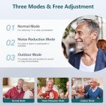 Rechargeable Noise Cancelling Hearing Aids for Seniors