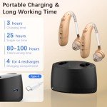 Rechargeable Noise-Cancelling Hearing Aids for Seniors