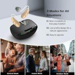 Rechargeable Noise-Cancelling Hearing Aids for Seniors