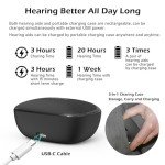 Rechargeable Noise-Cancelling Hearing Aids for Seniors