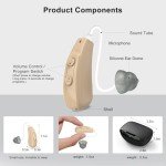 Rechargeable Noise-Cancelling Hearing Aids for Seniors