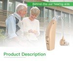 Rechargeable Behind-the-Ear Hearing Aids - 2 Pack