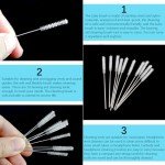 10 Pack Hearing Aid Vent Tube Cleaning Brushes