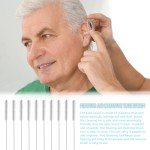 10 Pack Hearing Aid Vent Tube Cleaning Brushes