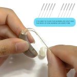 10 Pack Hearing Aid Vent Tube Cleaning Brushes