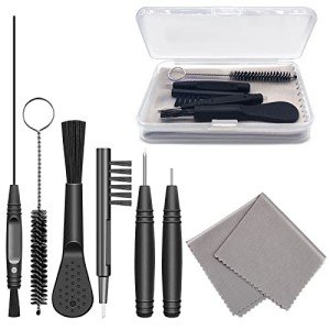 Hearing Aid Cleaning Kit with Brushes and Case
