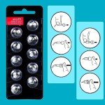 2 Pack Oticon 8mm Silicone Hearing Aid Domes