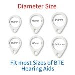 Anti-Lost Hearing Aid Clip for Seniors (Grey)