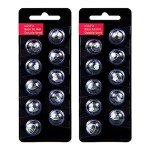 20pcs Oticon Hearing Aid Replacement Domes - Black