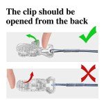 Anti-Lost Hearing Aid Clip for Seniors (Grey)