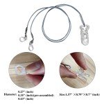Anti-Lost Hearing Aid Clip for Seniors (Grey)