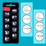 20pcs Oticon Hearing Aid Replacement Domes - Black