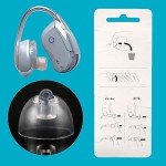 20pcs Oticon Hearing Aid Replacement Domes - Black