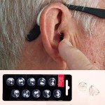 20pcs Oticon Hearing Aid Replacement Domes - Black