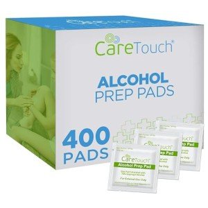 Care Touch Alcohol Prep Wipes, 400 Count