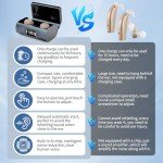 Rechargeable Hearing Aids for Seniors with Noise Cancellation