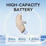 Rechargeable Bluetooth Hearing Aids for Seniors