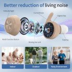 Rechargeable Hearing Aids for Seniors with Noise Cancellation