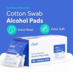 OWELL Sterile Alcohol Prep Pads, Medium 2-Ply Medical Alcohol Pad for Cleaning Skin, First Aid Kit Alcohol Swabs, Individually Wrapped Alcohol Wipes, 100 Count