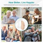 Rechargeable Hearing Amplifier for Seniors with Noise Cancellation