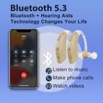 Bluetooth Hearing Aid for Seniors and Adults