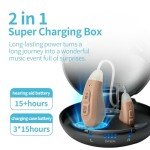 Rechargeable Hearing Aids for Seniors with Noise Cancellation