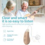 Rechargeable Hearing Aids for Seniors with Noise Cancellation