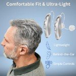 Rechargeable Wireless Hearing Aids for Seniors