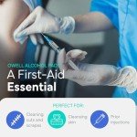 OWELL Sterile Alcohol Prep Pads, Medium 2-Ply Medical Alcohol Pad for Cleaning Skin, First Aid Kit Alcohol Swabs, Individually Wrapped Alcohol Wipes, 100 Count