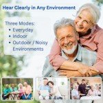 Rechargeable Wireless Hearing Aids for Seniors