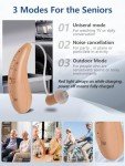 Invisible Rechargeable Hearing Aids for Seniors