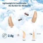 Lentorgi RIC Hearing Aids for Seniors - Beige