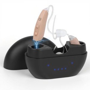 Rechargeable Digital BTE Hearing Aids for Seniors