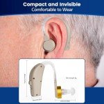 Rechargeable Hearing Amplifier with Noise Cancelling