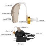 Rechargeable Hearing Amplifier with Noise Cancelling