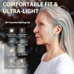 KIBVOE Rechargeable Hearing Aids for Seniors