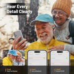 Noise-Canceling Bluetooth Hearing Aids for Seniors