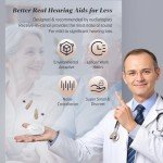 iBstone HearEase Rechargeable Hearing Aids for Adults
