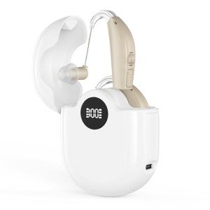 Digital Hearing Aids for Seniors with Charging Case
