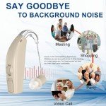 Digital Hearing Aids for Seniors with Charging Case
