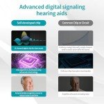 Rechargeable Hearing Aids for Seniors with Noise Cancellation