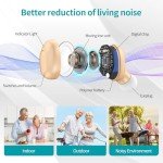 Rechargeable Hearing Aids for Seniors with Noise Cancellation