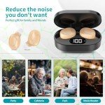 Rechargeable Hearing Aids for Seniors with Noise Cancellation