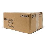 BD Medical 326895 Alcohol Wipes, 70% Isopropyl Alcohol, Pack of 1200