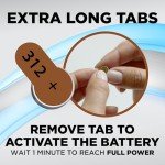 Powermax Size 312 Hearing Aid Batteries, 60 Pack