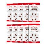 Bevigor Size 312 Hearing Aid Batteries - 60 Pack