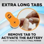Powermax Size 13 Hearing Aid Batteries, 60 Pack