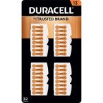 Duracell Hearing Aid Batteries Size 13, 32 Pack