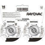 Rayovac Size 312 Hearing Aid Batteries (16 Count)